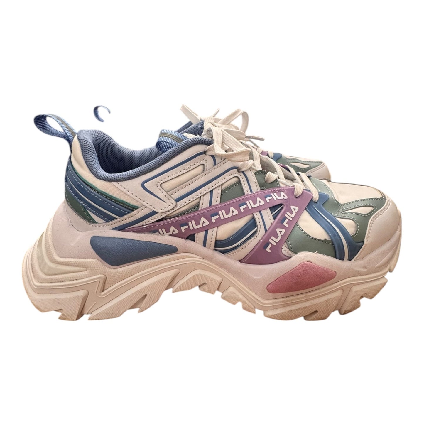 Shoes Athletic By Fila In Multi, Size:9