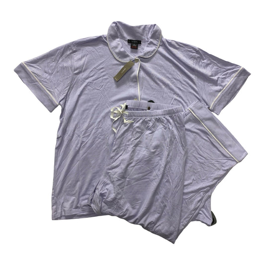 Pajamas 2Pc By J. Crew In Purple, Size:L