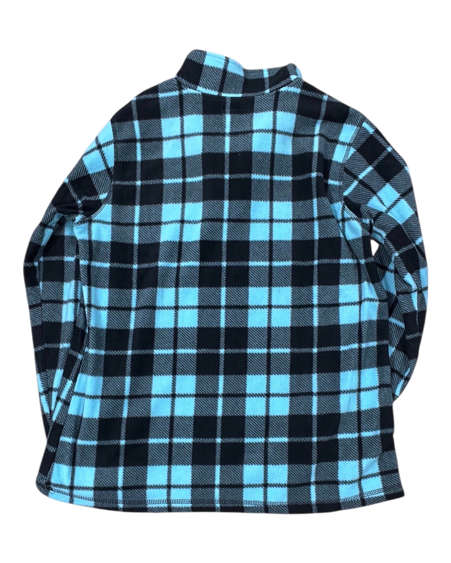 Sweatshirt Collar By Clothes Mentor In Black & Blue, Size:L