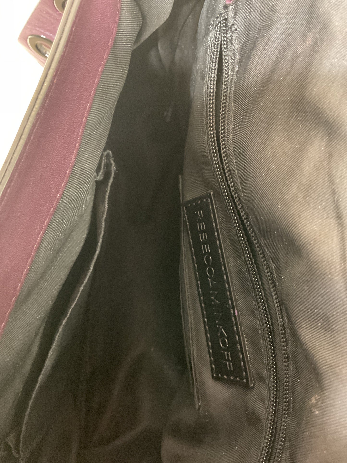 Crossbody Designer By Rebecca Minkoff In Purple, Size:Medium