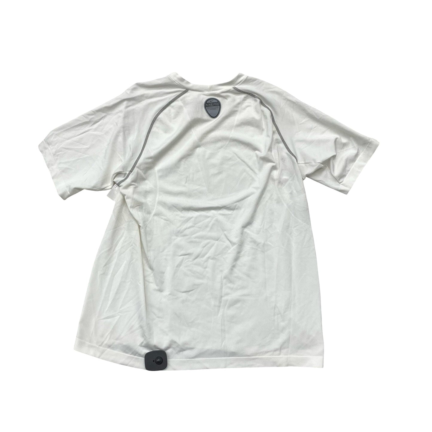 Athletic Top Ss By Nike In White, Size:L