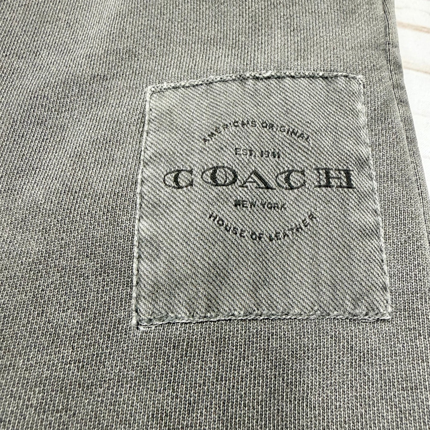 Pants Designer By Coach In Grey, Size: M