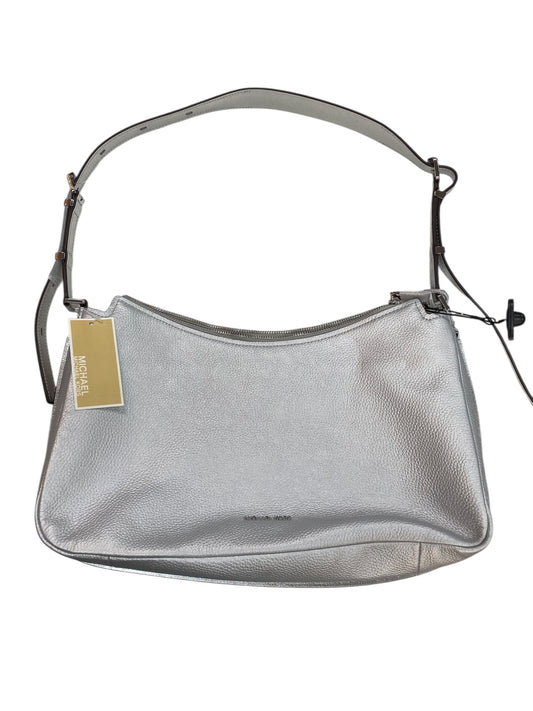 Handbag Designer By Michael Kors In Silver, Size:Large