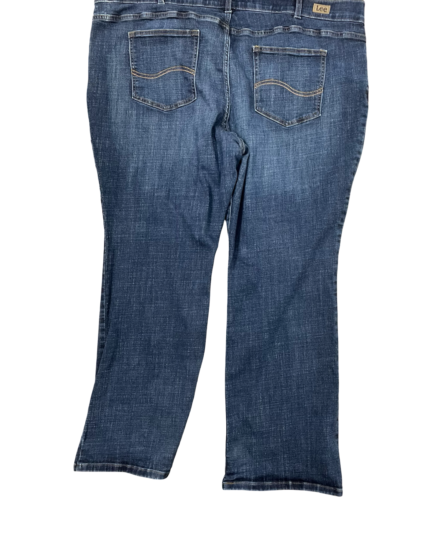 Jeans Boot Cut By Lee In Blue Denim, Size:26