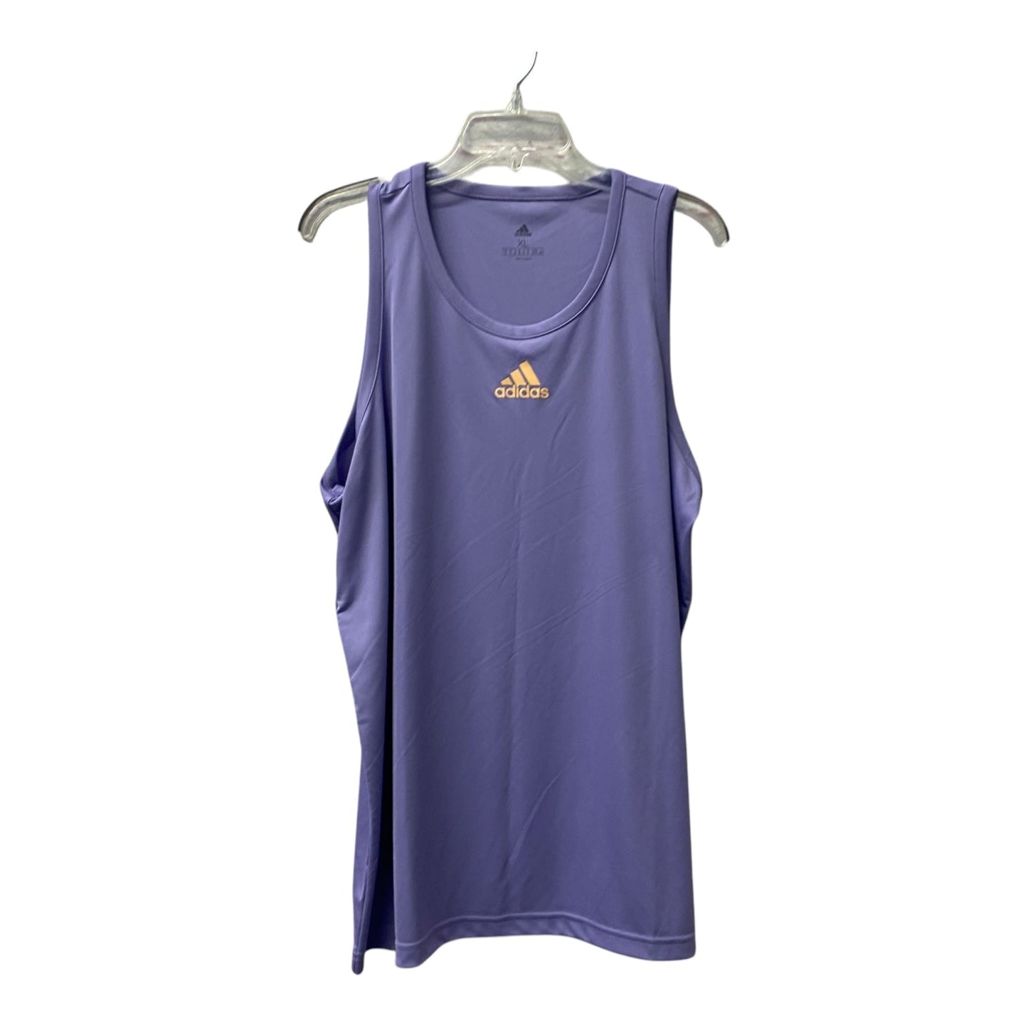 Athletic Tank Top By Adidas In Purple, Size:Xl