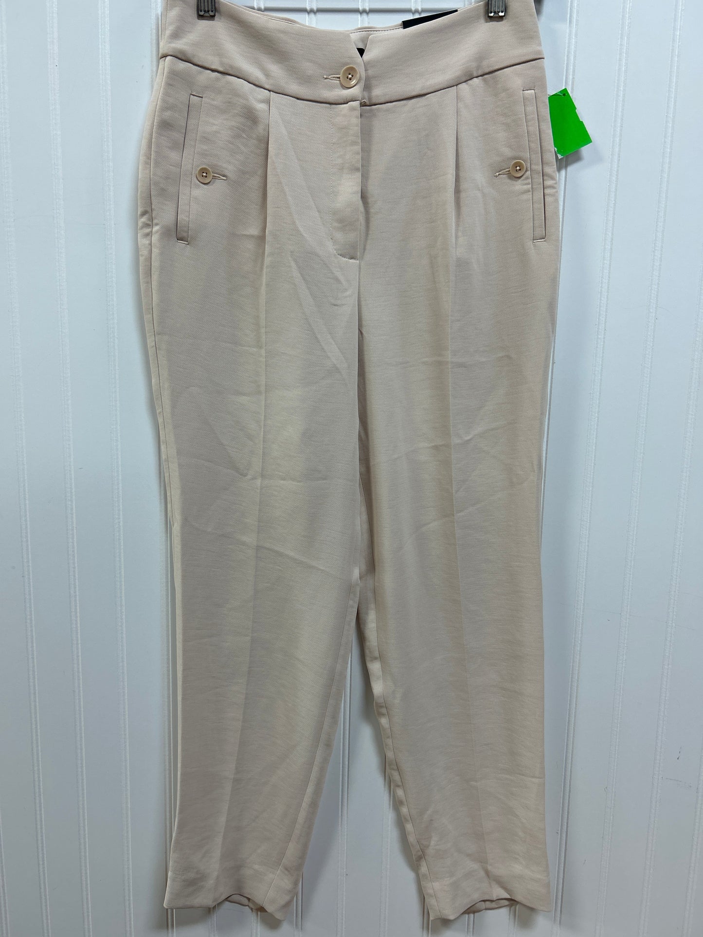 Pants Dress By Express In Cream, Size:4 NWT