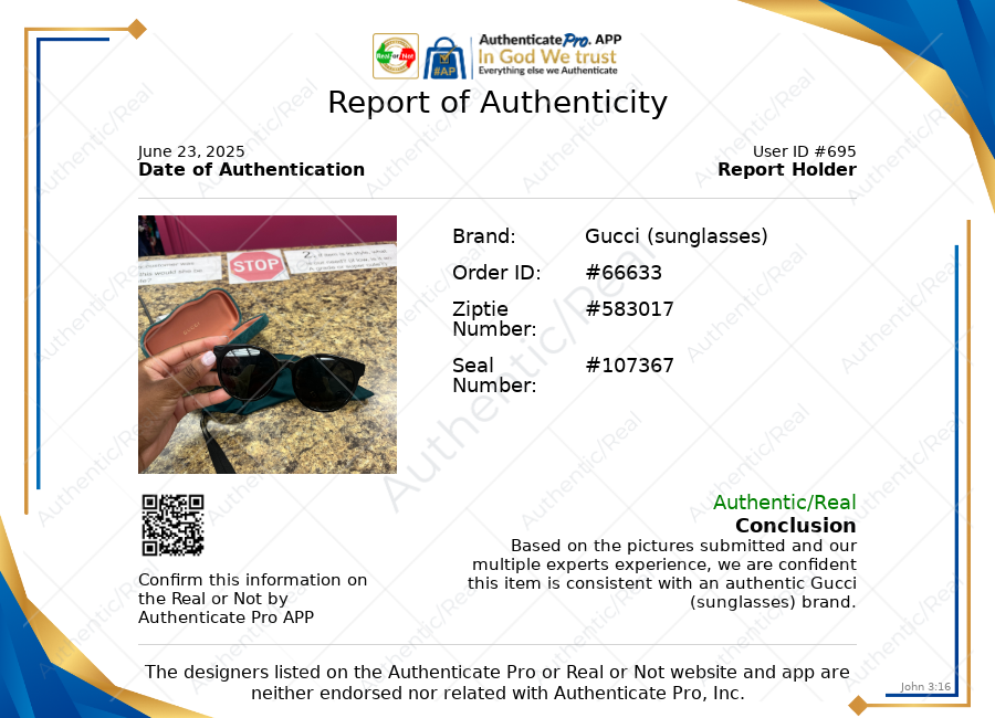 Sunglasses Luxury Designer By Gucci