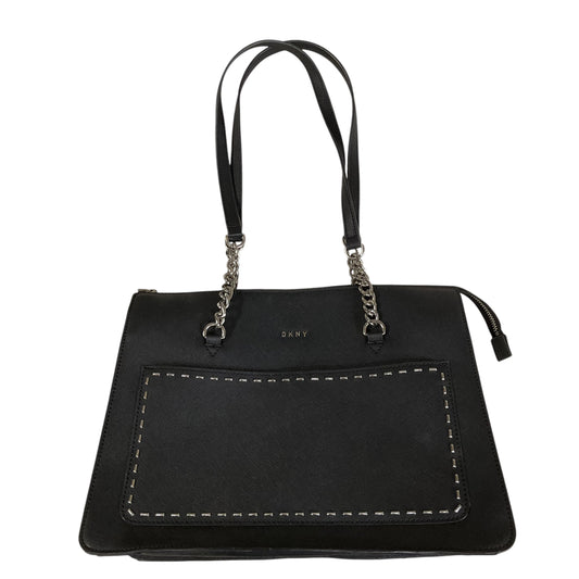 Handbag By Dkny In Black, Size:Medium