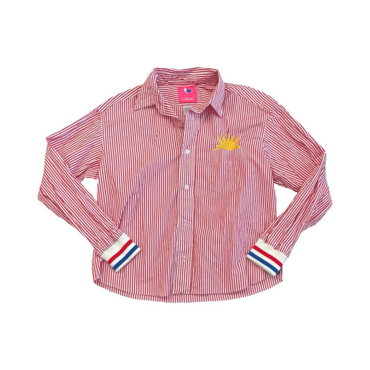 Top Ls By J. Ruby In Striped Pattern, Size:Xs