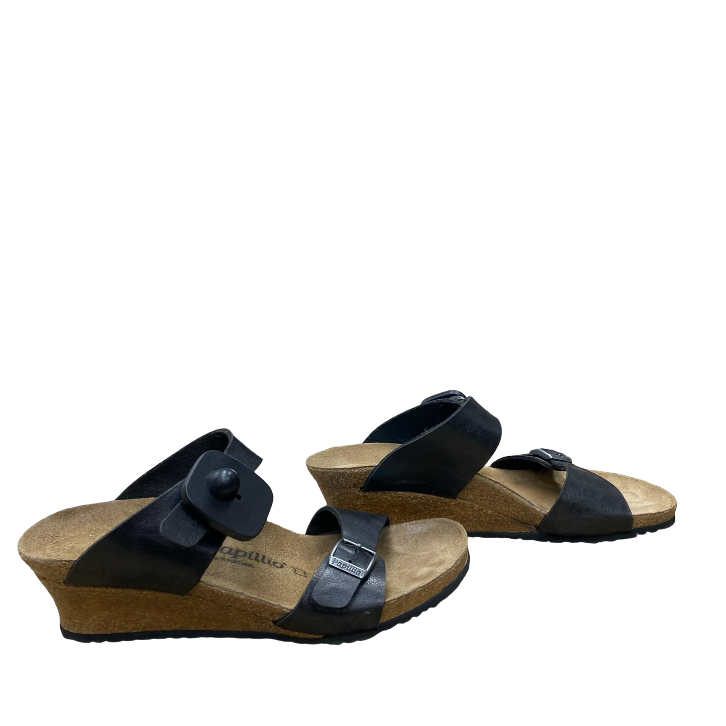 Sandals Designer By Birkenstock In Black, Size:9