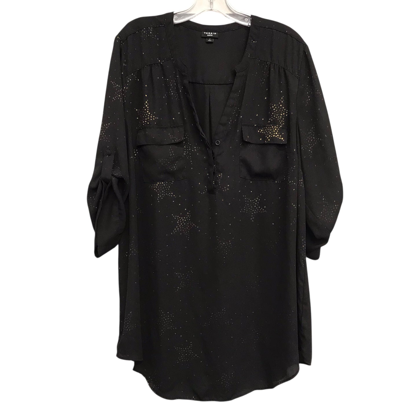 Top Ls By Torrid In Black, Size:2X