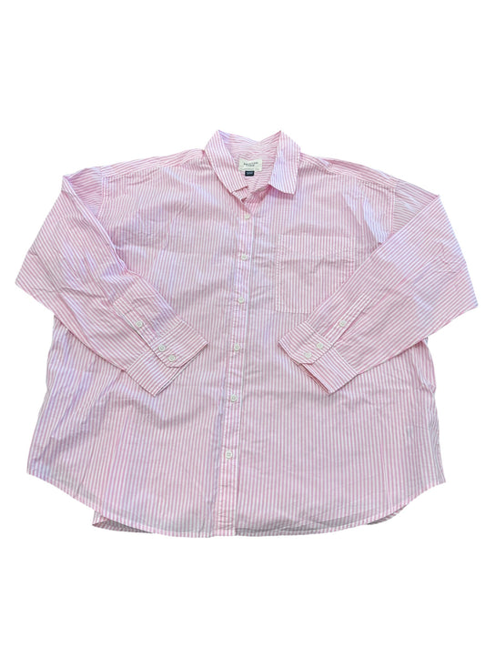 Top Ls By American Eagle In Pink & White, Size:Xl
