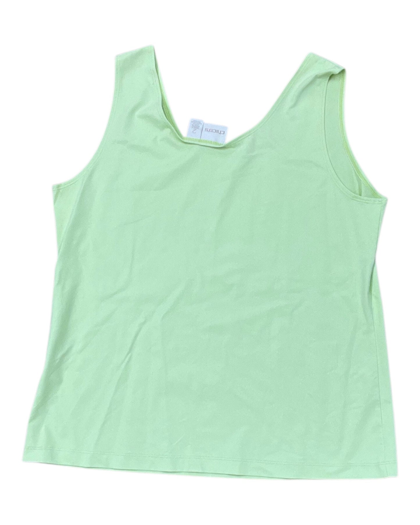 Tank Top By Chicos In Green, Size:L