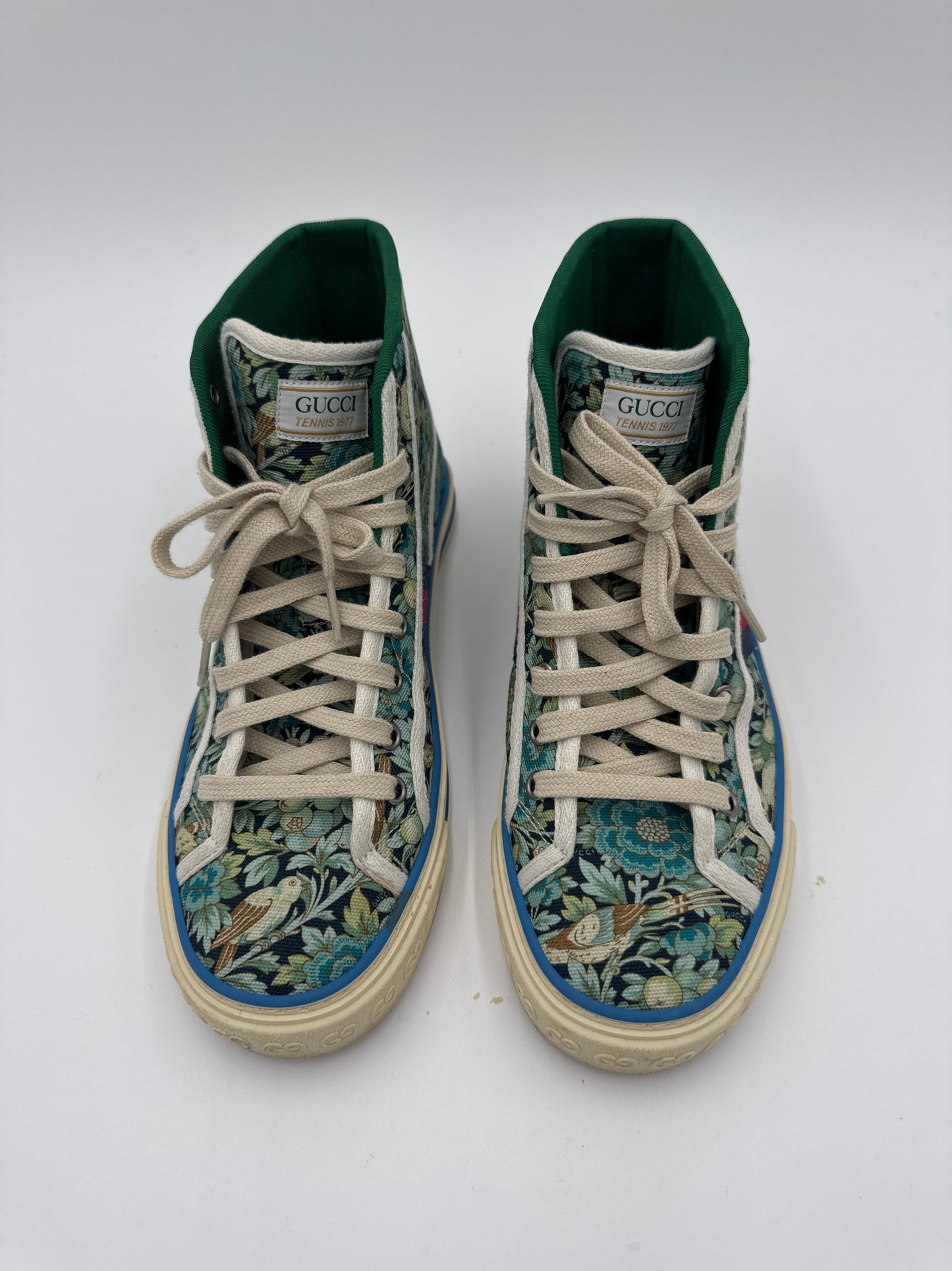 Shoes Luxury Designer By Gucci In Multi, Size:9