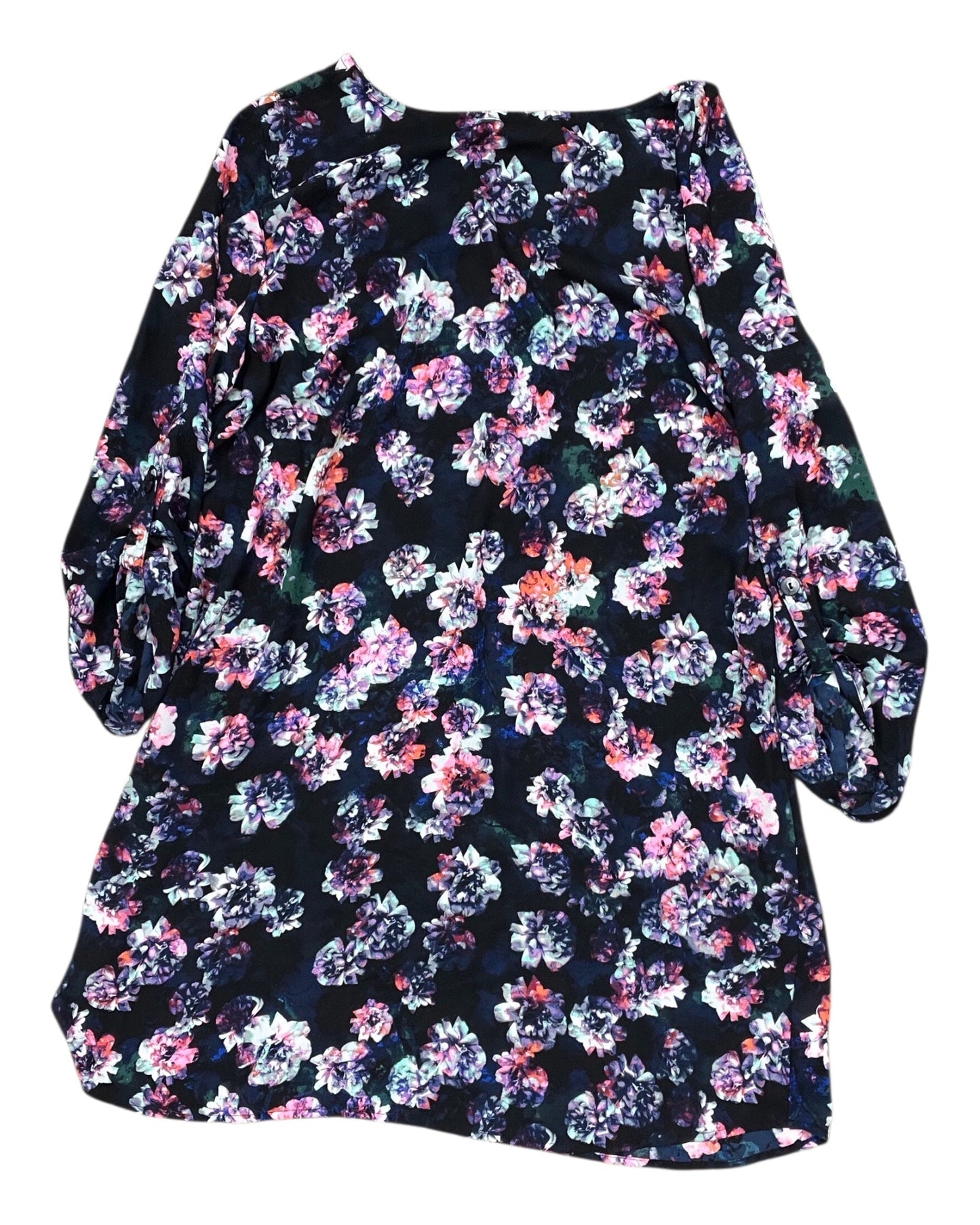 Dress Casual Midi By Decree In Blue, Size:Xl