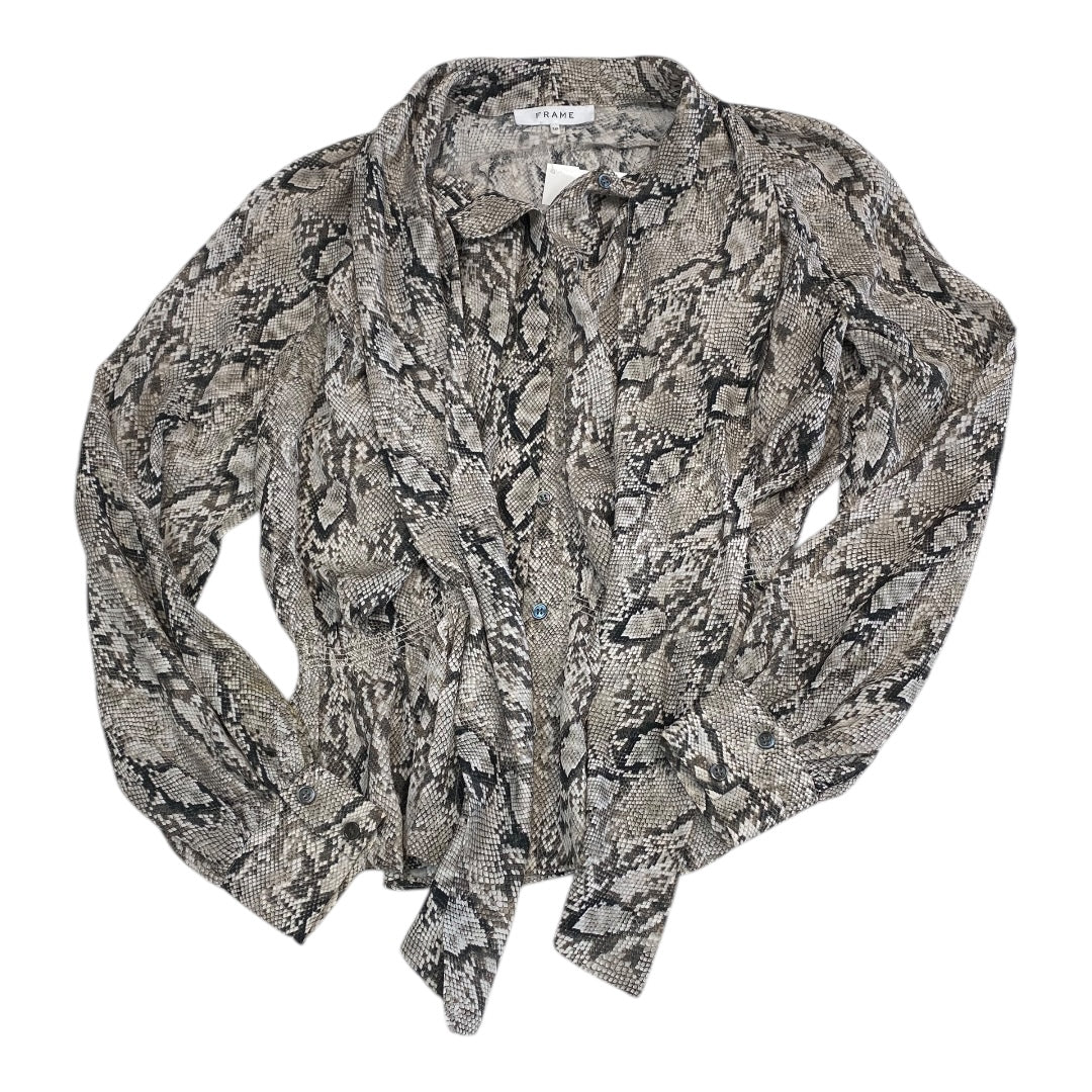 Top Ls By Frame In Animal Print, Size:S