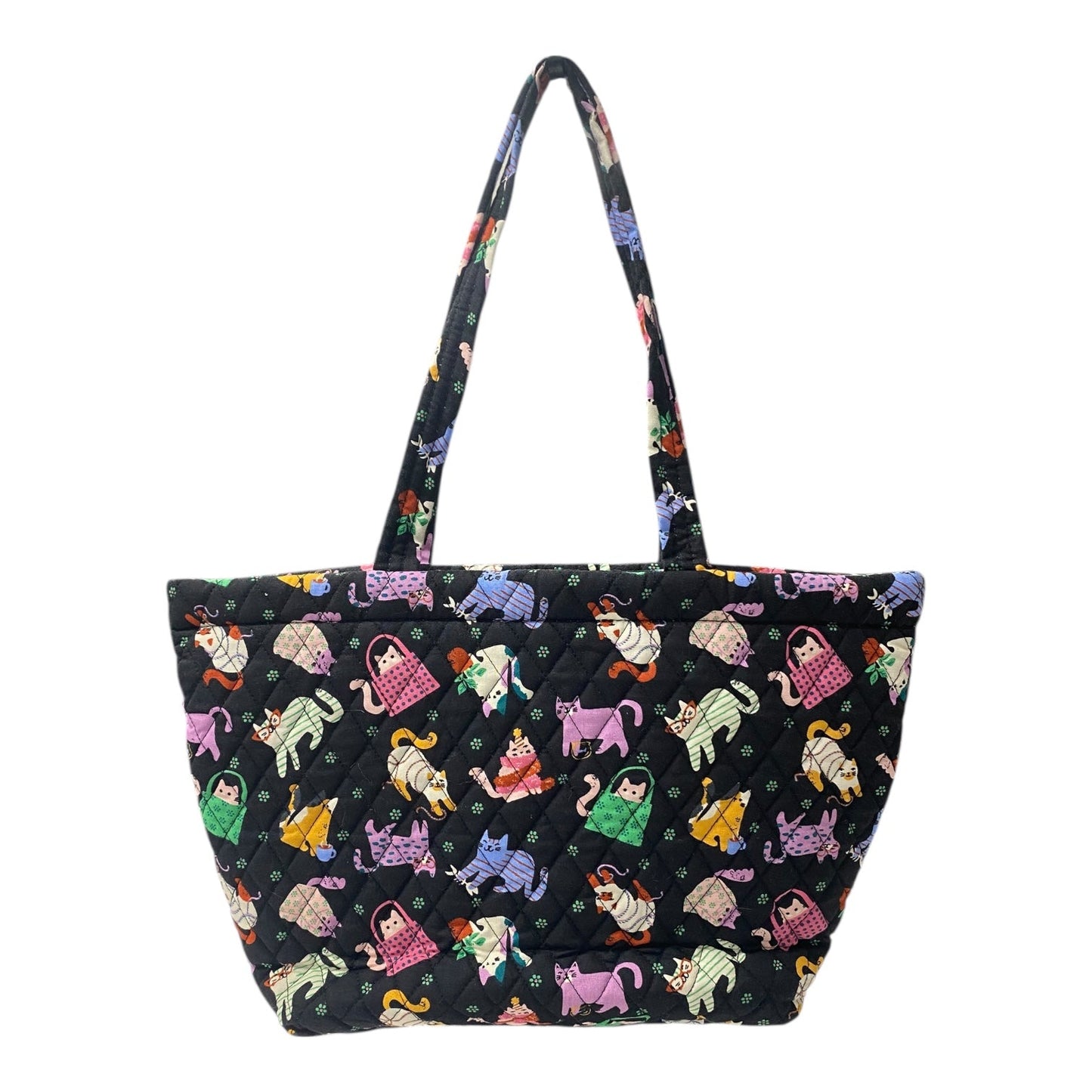 Handbag By Vera Bradley In Black, Size:Medium