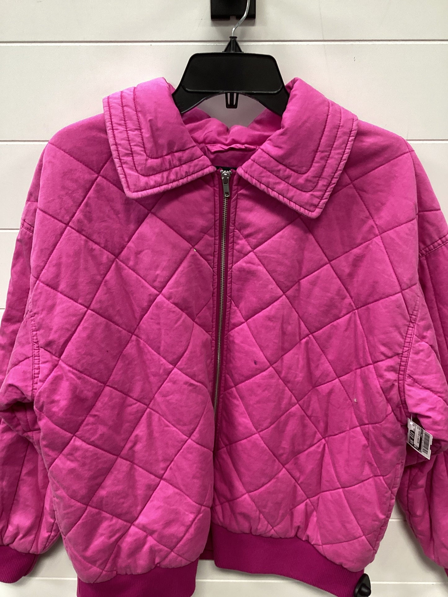 Coat Puffer & Quilted By Wild Fable In Pink, Size:M