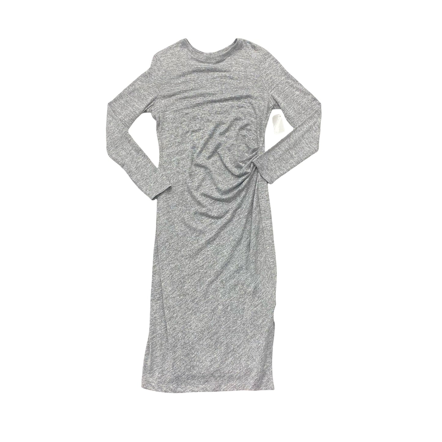 Dress Casual Midi By Banana Republic In Grey, Size:S