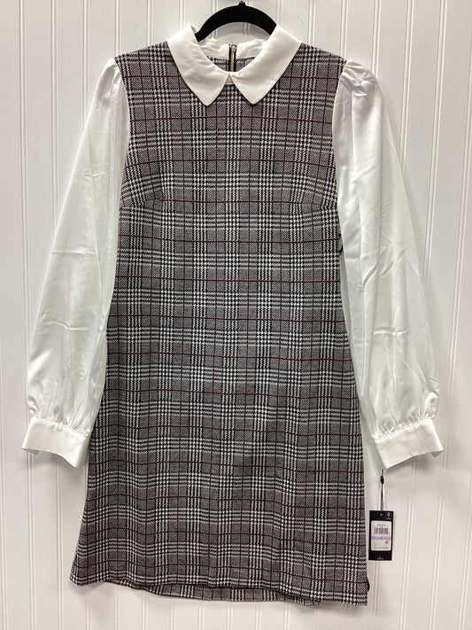 Dress Work By Tommy Hilfiger In Grey & White, Size:6