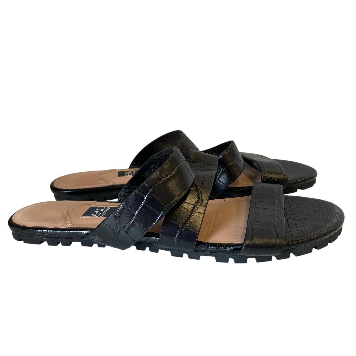 Sandals Designer By Zac By Zac Posen In Black, Size:10