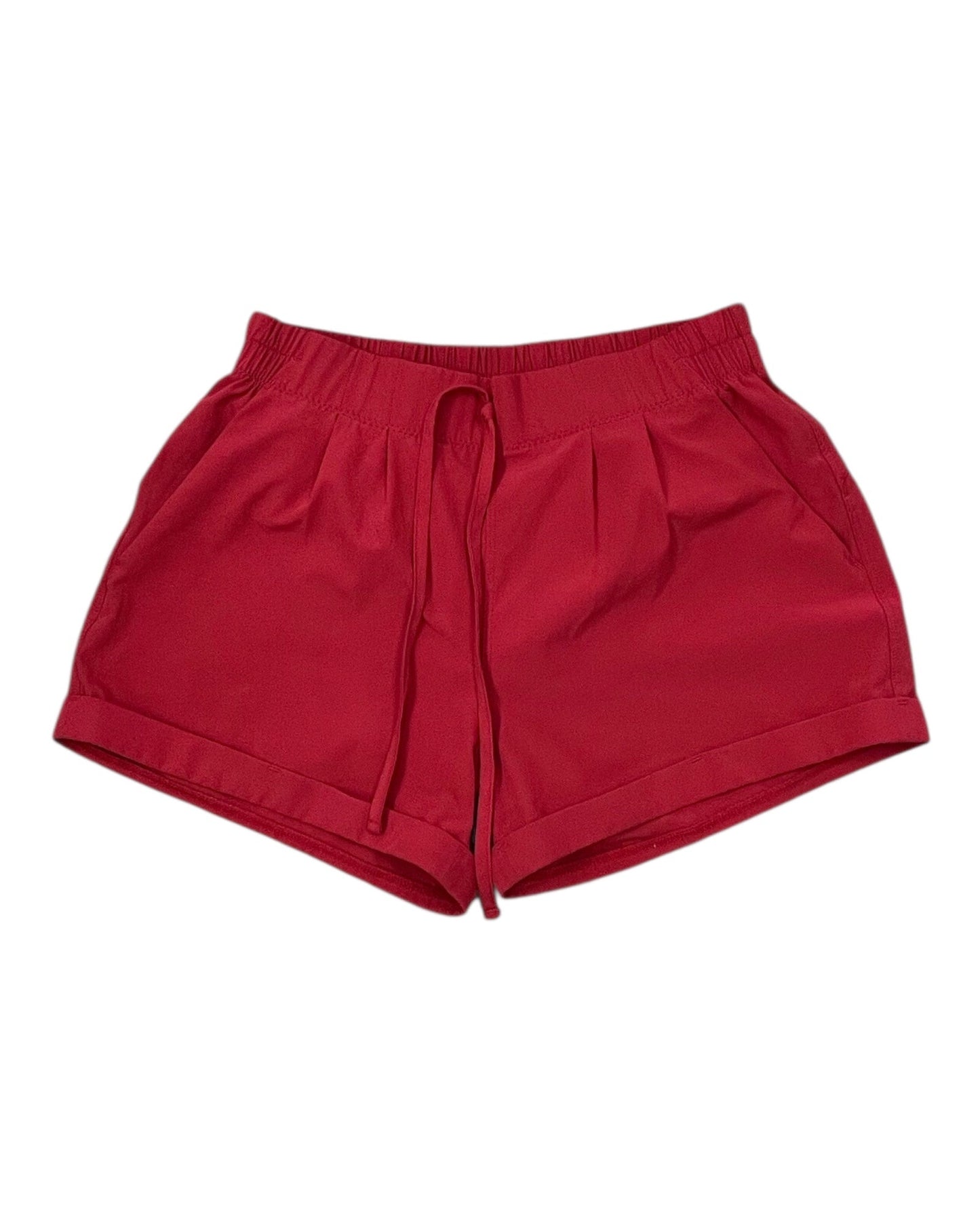 Athletic Shorts By Zyia In Red, Size:Xxs