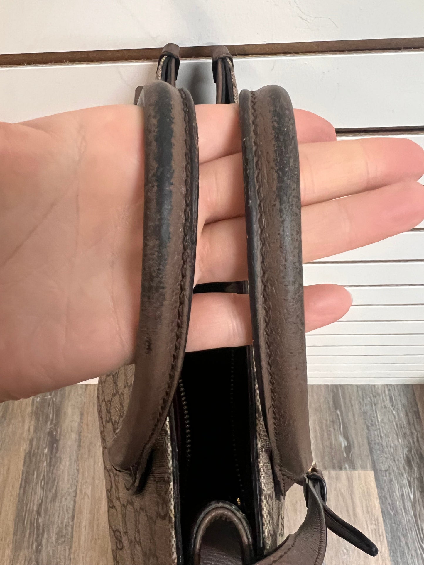 HANDBAG LUXURY DESIGNER by GUCCI In BROWN, Size: MEDIUM