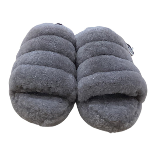Slippers Designer By Ugg In Grey, Size:10