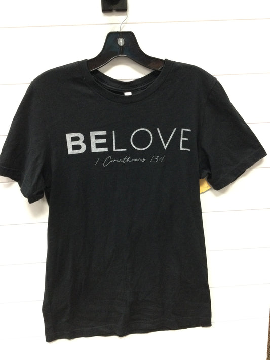 Top Ss By Bella + Canvas In Black, Size:M