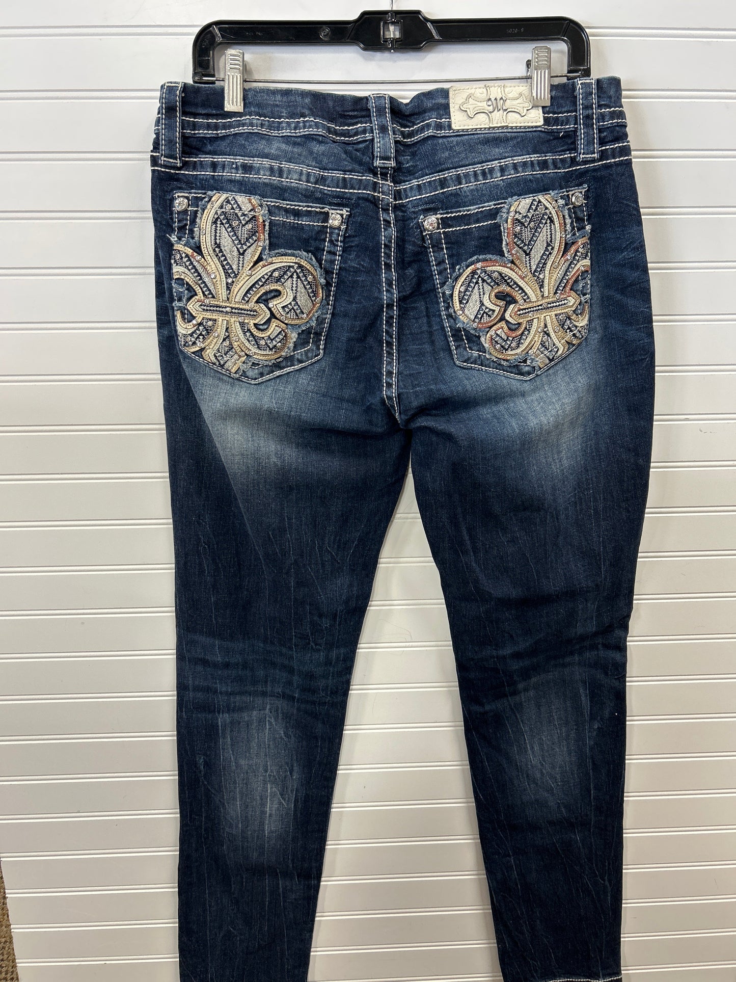 Jeans Boot Cut By Risen In Blue Denim, Size:10