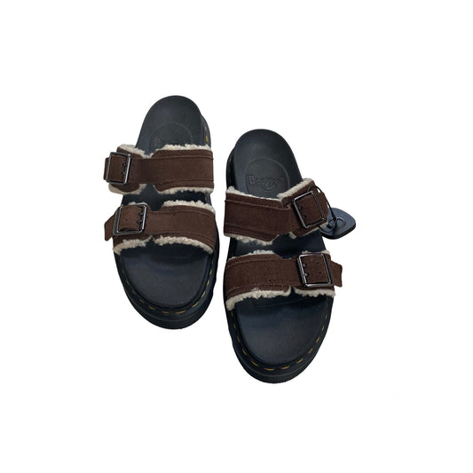 Sandals Designer By Dr Martens In Brown, Size:9