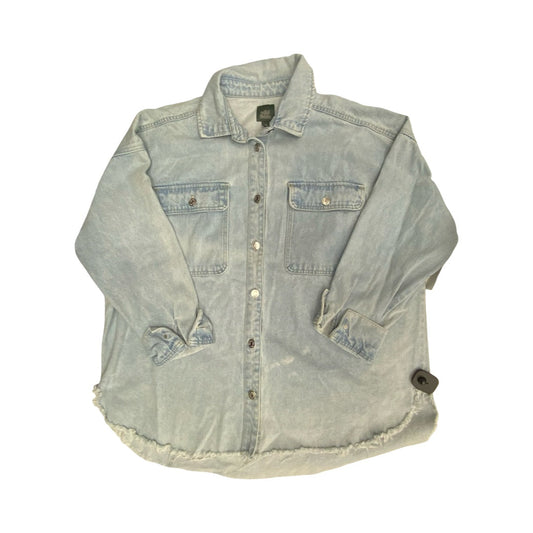 Jacket Denim By Wild Fable In Blue, Size:Xxl