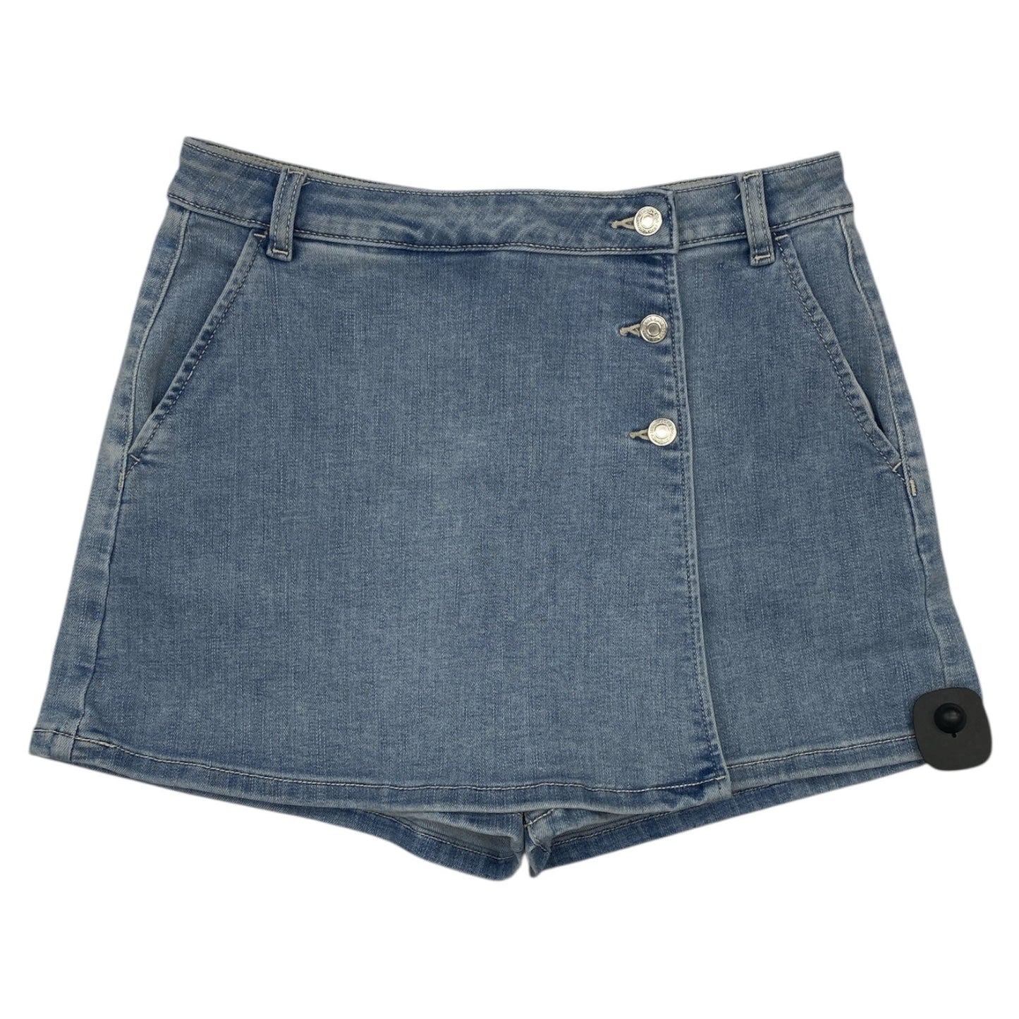 Skort By Eunina In Blue Denim, Size:M