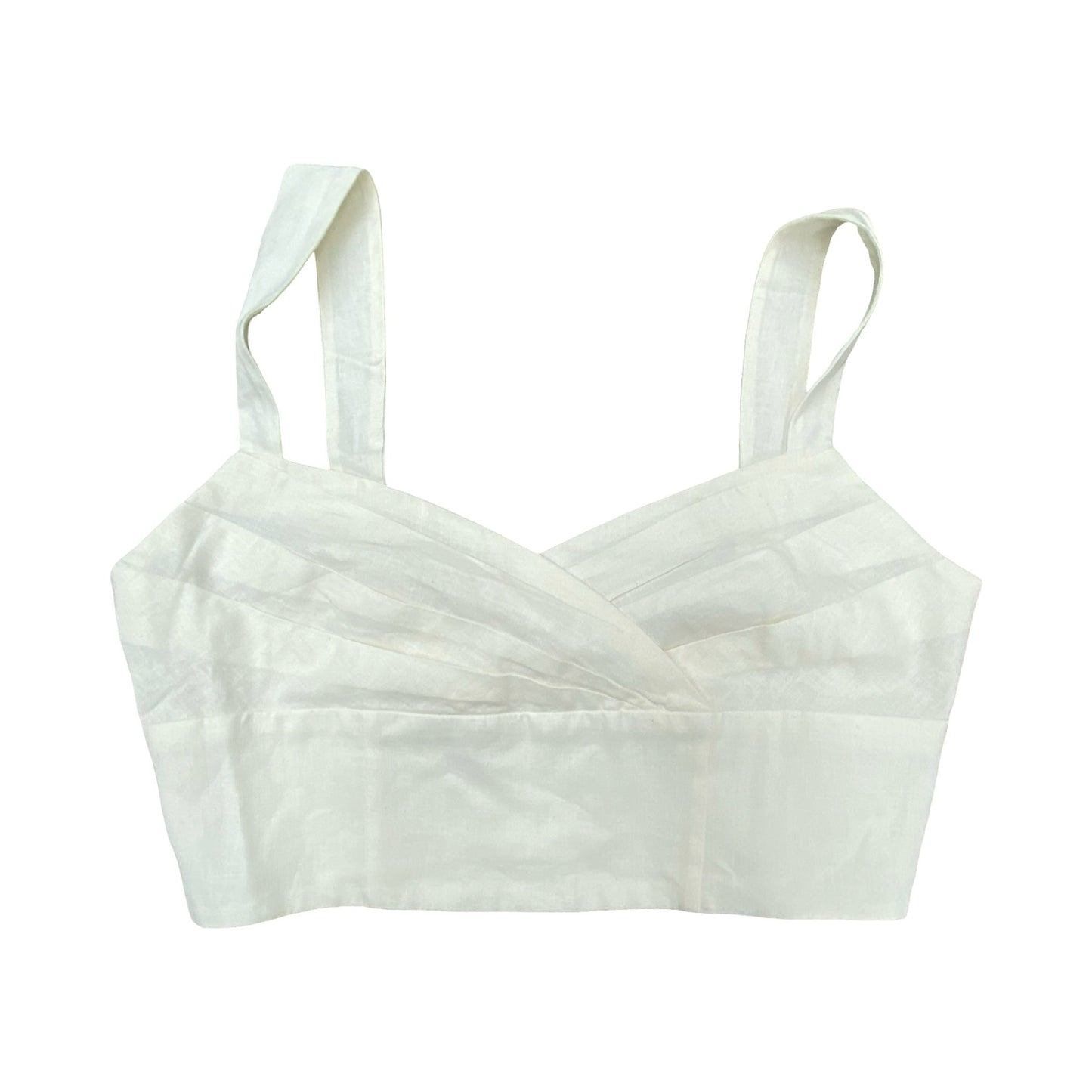 Top Sleeveless By Banana Republic In Cream, Size:M