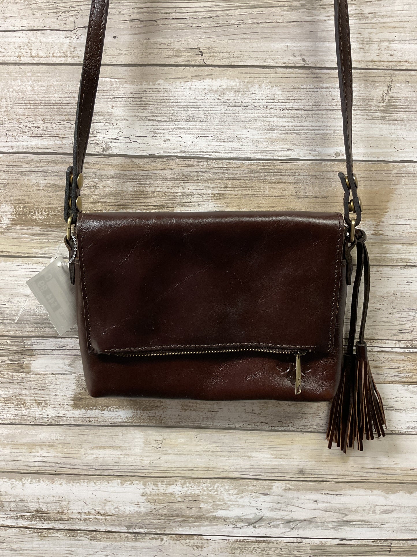 Crossbody Designer By Patricia Nash In Brown, Size:Small