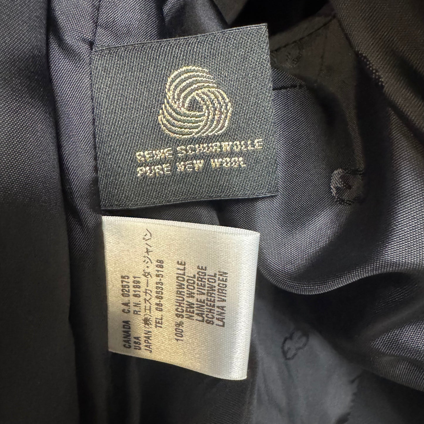 Floral Embroidered Blazer Designer By Escada In Black, Size: M