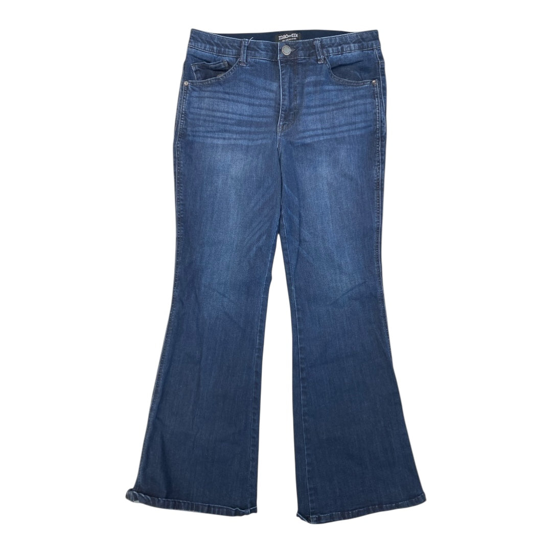 Jeans Flared By  mac and me In Blue Denim, Size:12