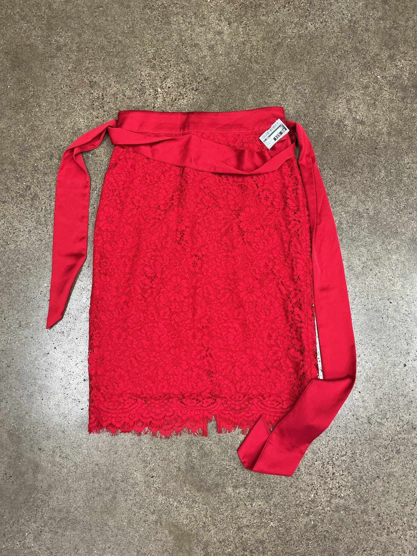 Skirt Midi By J. Crew In Red, Size:8