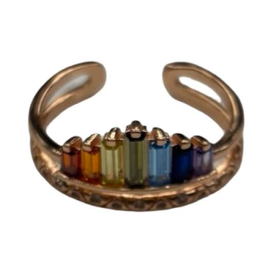 Ring Statement By Clothes Mentor In Multi, Size:8