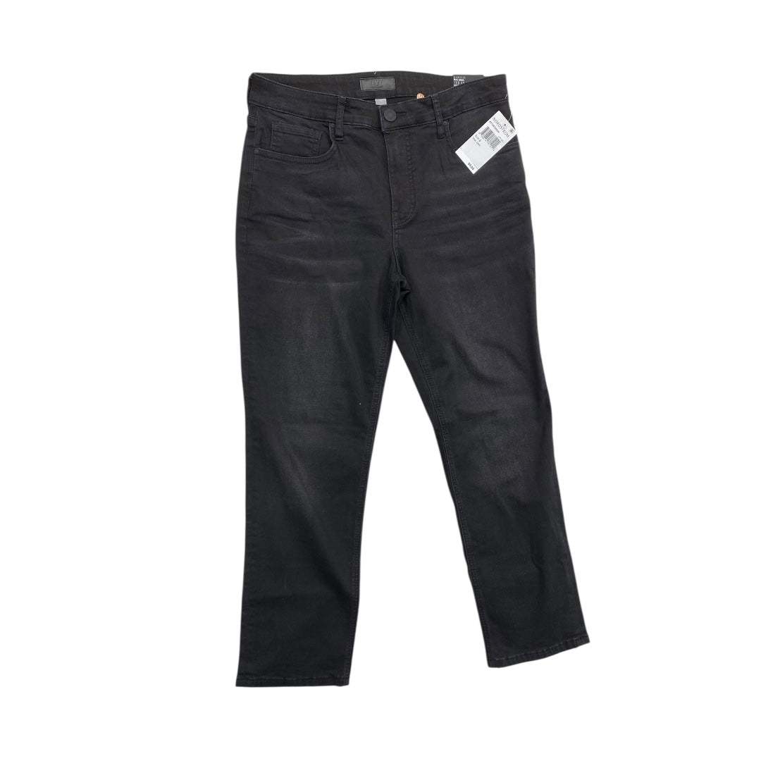 Jeans Boyfriend By Kut In Black Denim, Size:6