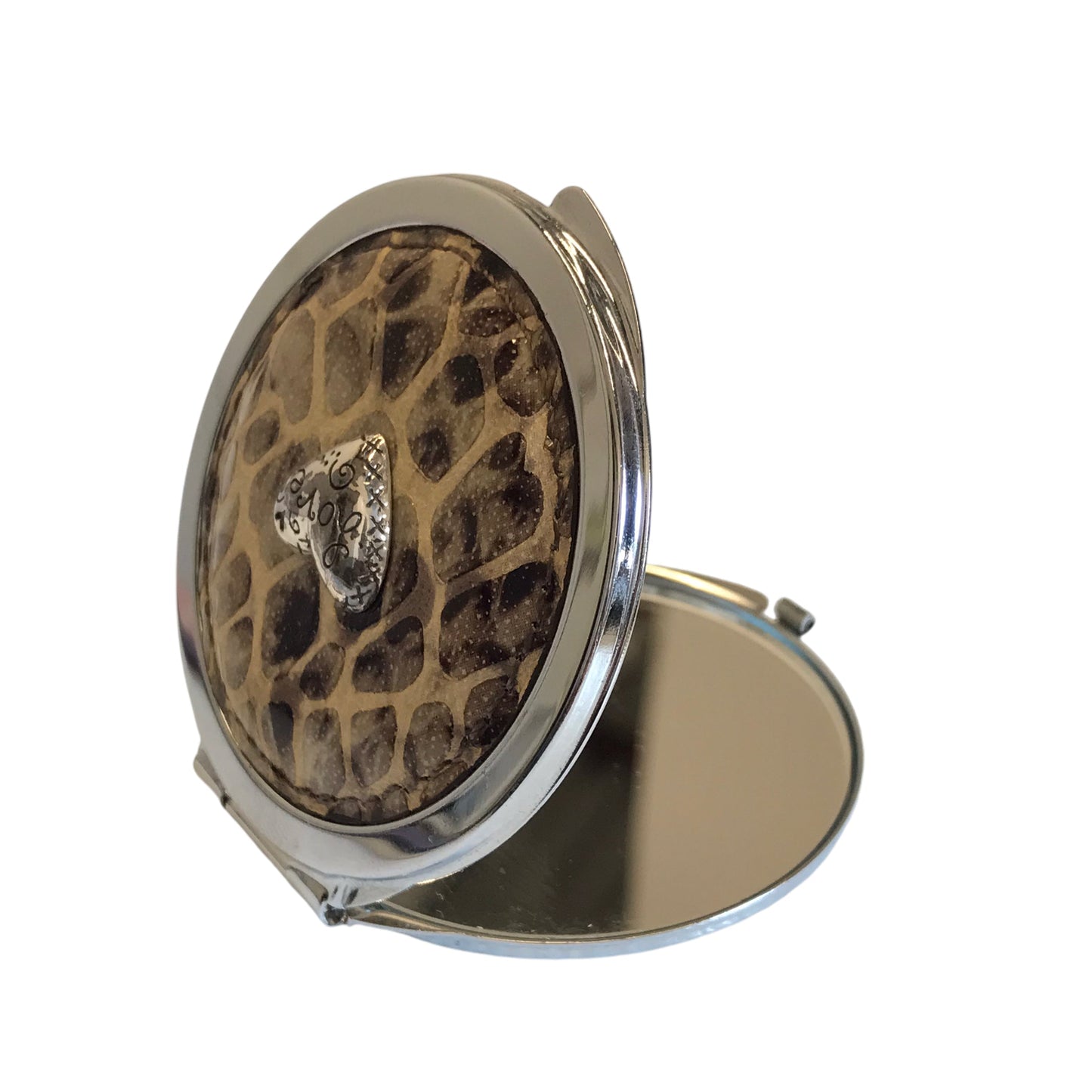 Compact Mirror By Brighton In Tan