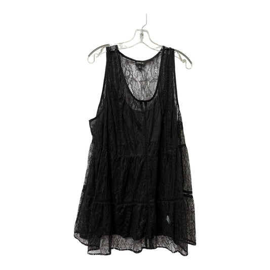 Top Sleeveless By Torrid In Black, Size:3X