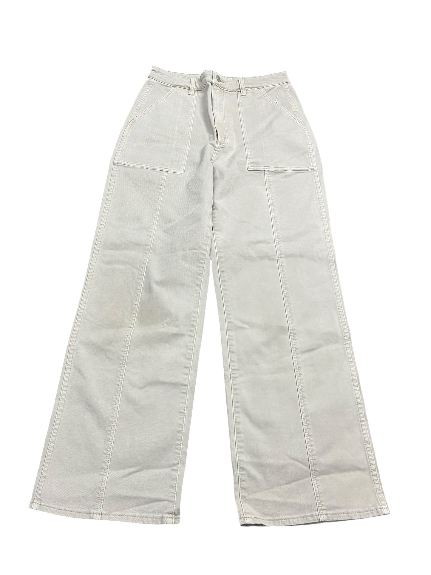 Jeans Wide Leg By Rollas In Beige, Size:8