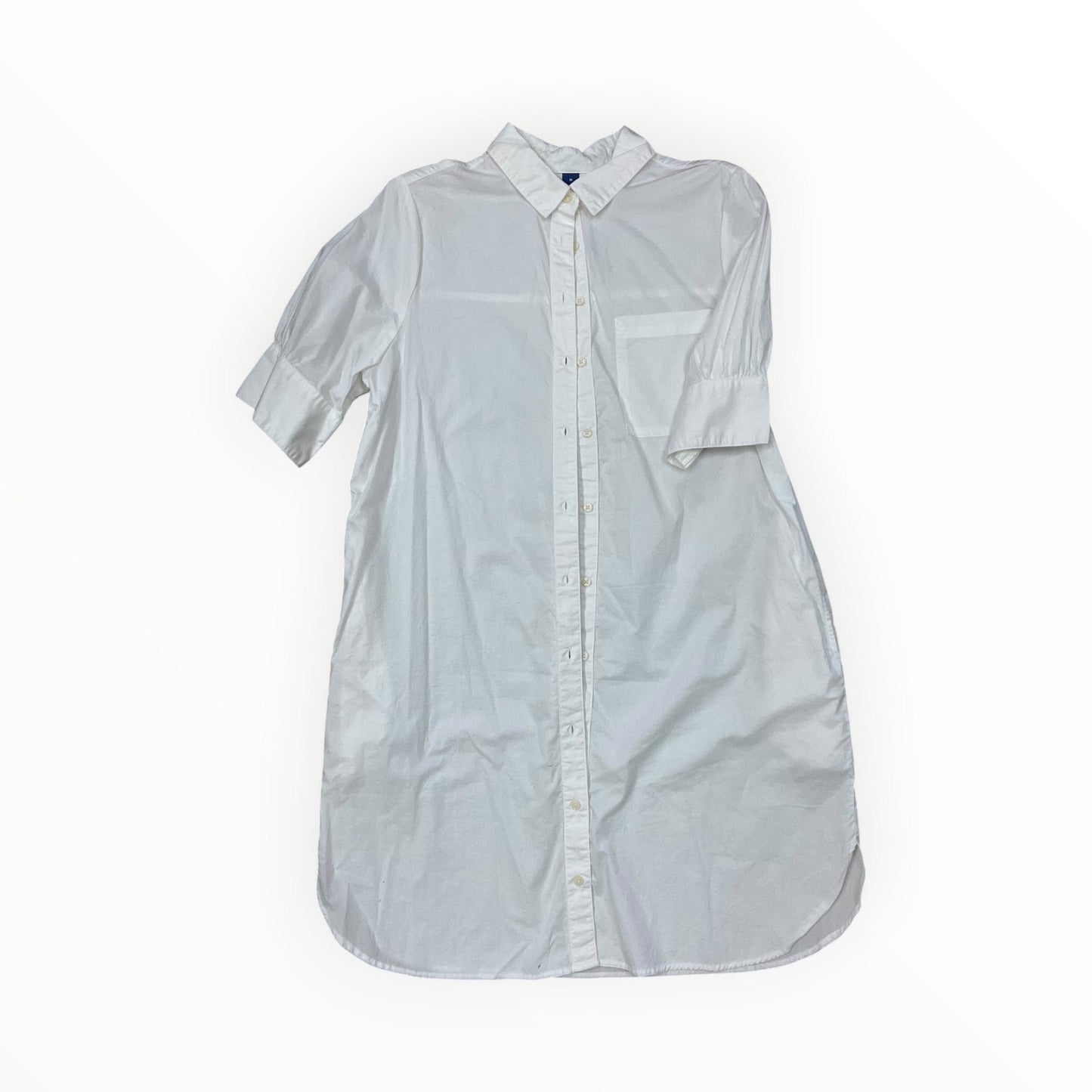 Dress Casual Midi By Old Navy In White, Size:M