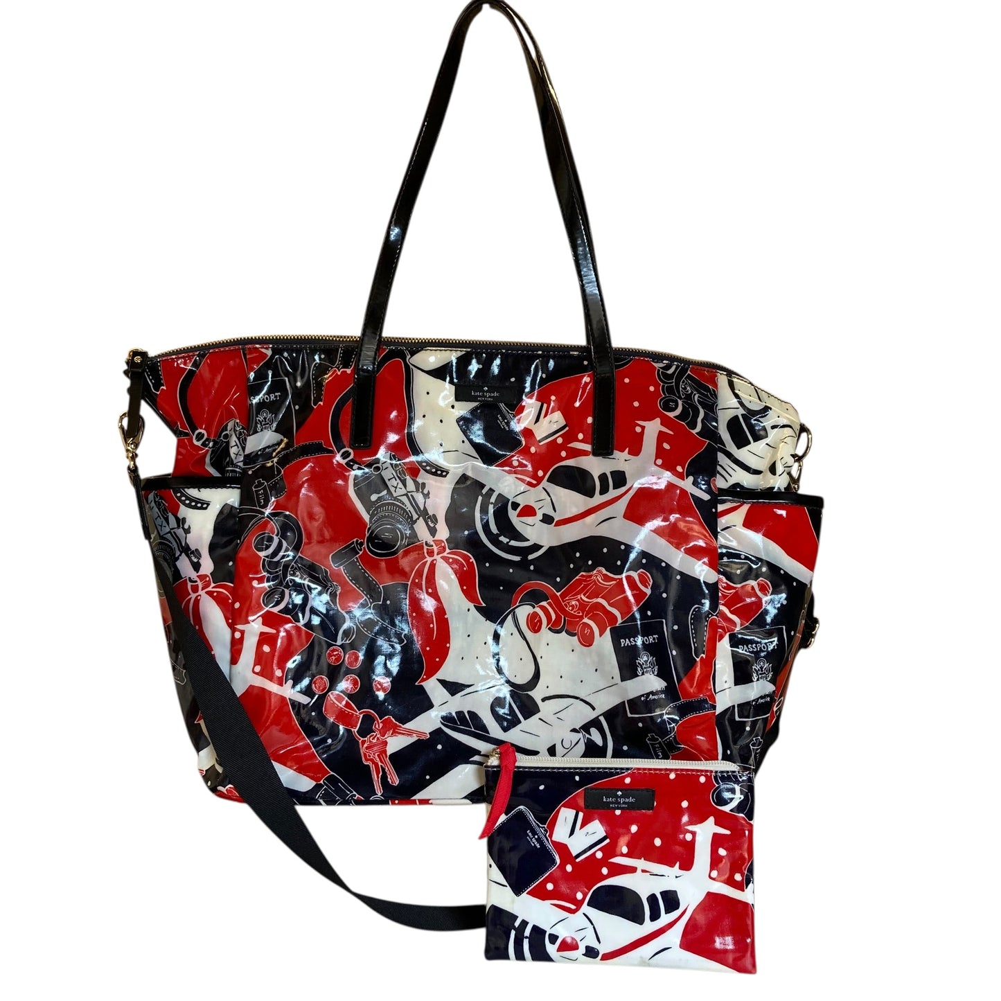 Tote Designer By Kate Spade In Multi, Size:Large