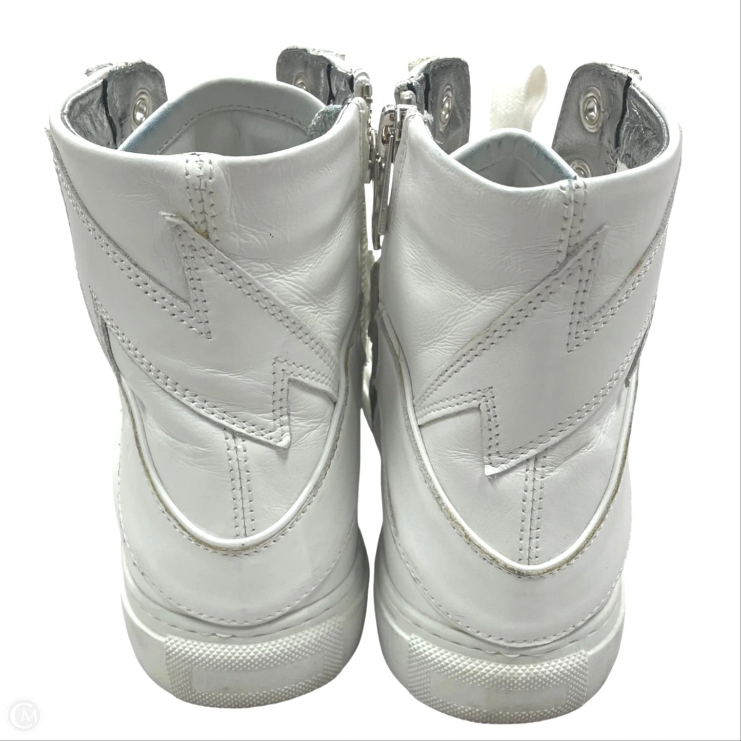Shoes Sneakers By Zadig And Voltaire In White, Size: 6.5