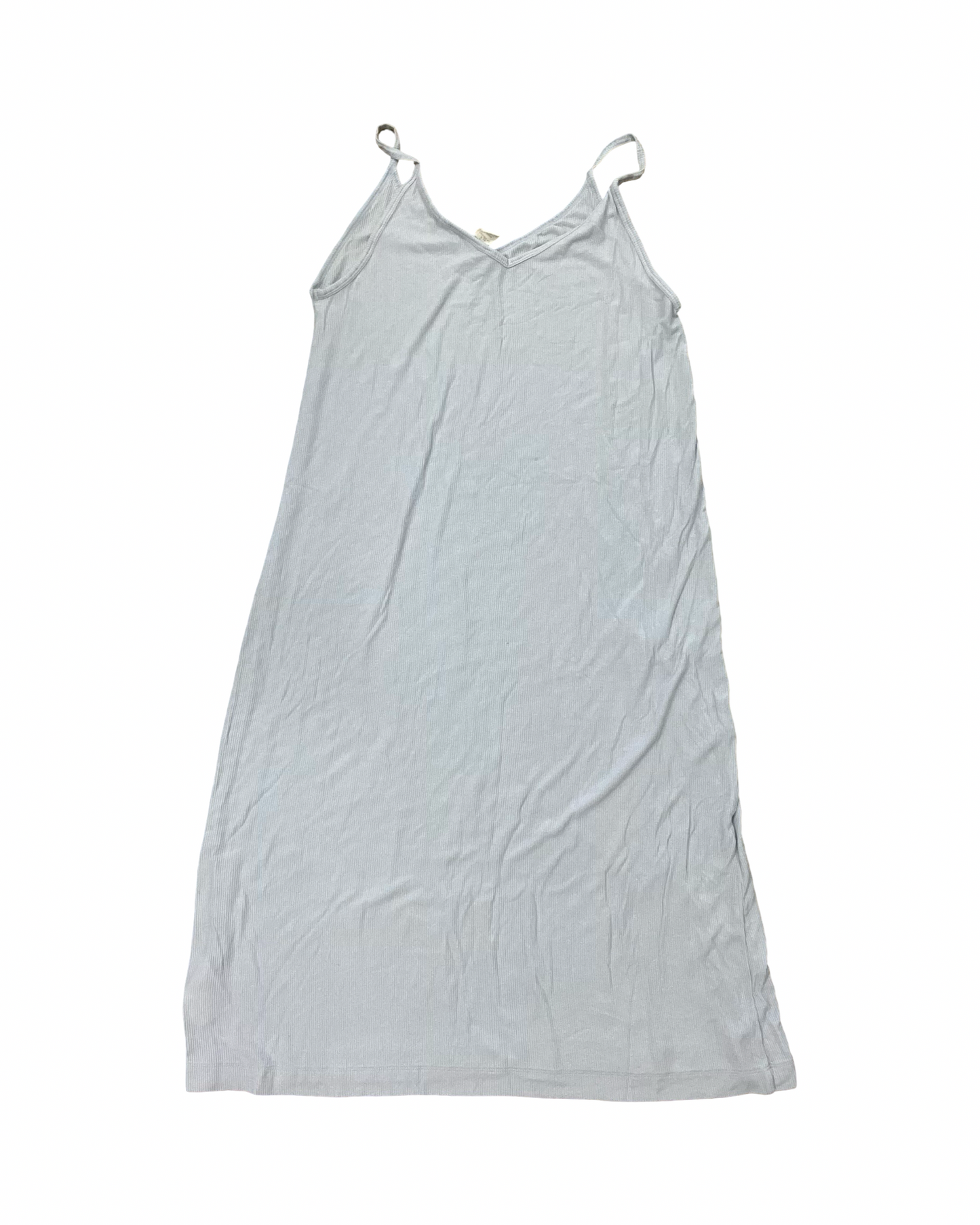 Dress Casual Midi By H&M In Blue, Size:M