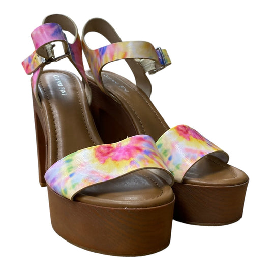 Shoes Heels Platform By Giani Bernini In Pink, Size:10