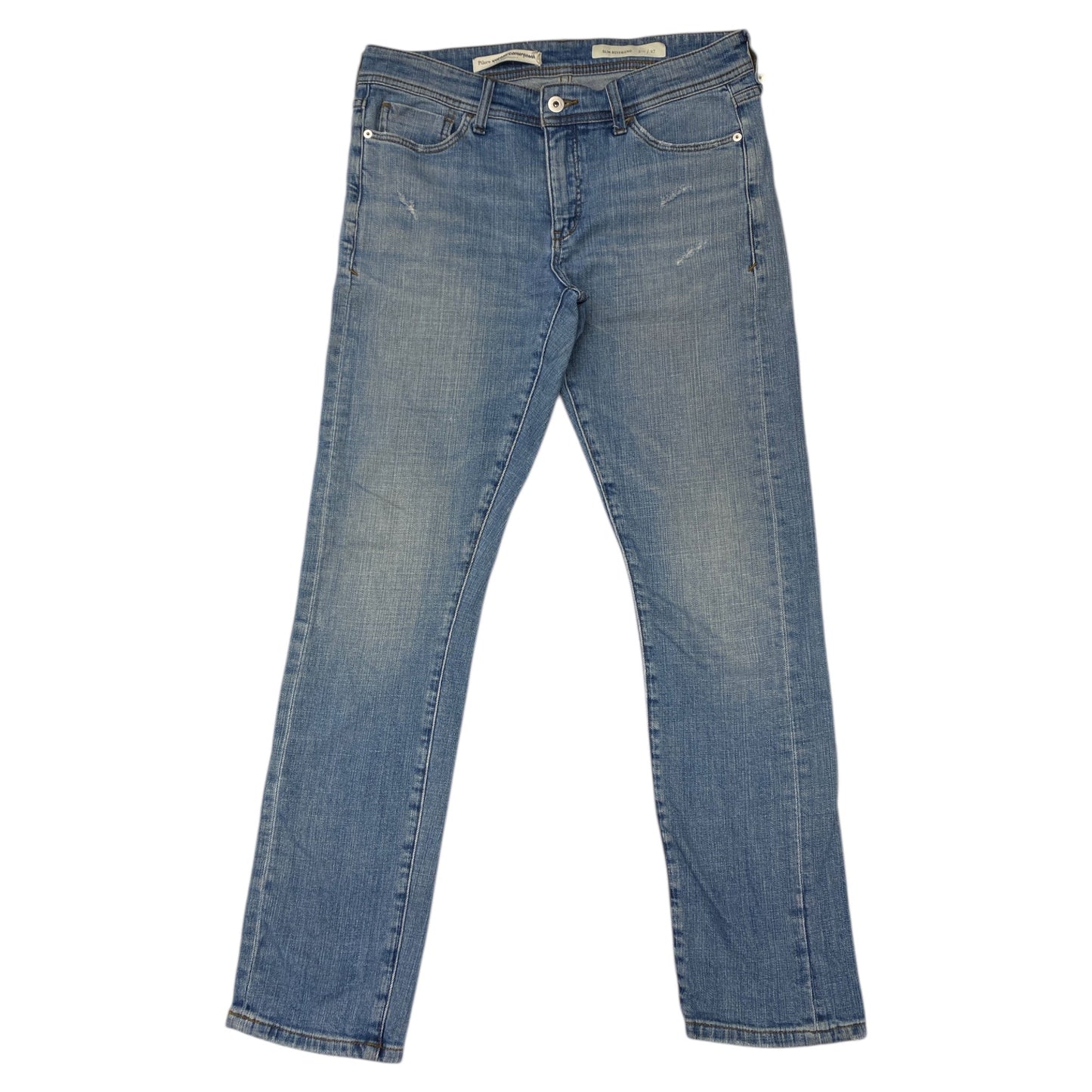 Jeans Straight By Pilcro In Blue, Size:4