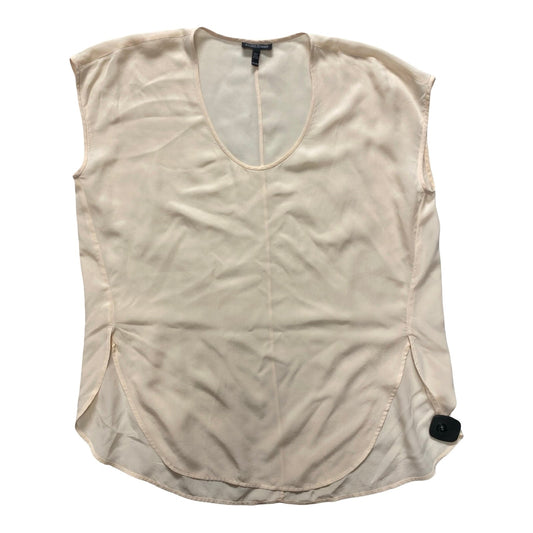 Top Sleeveless Designer By Eileen Fisher In Peach, Size:Mp